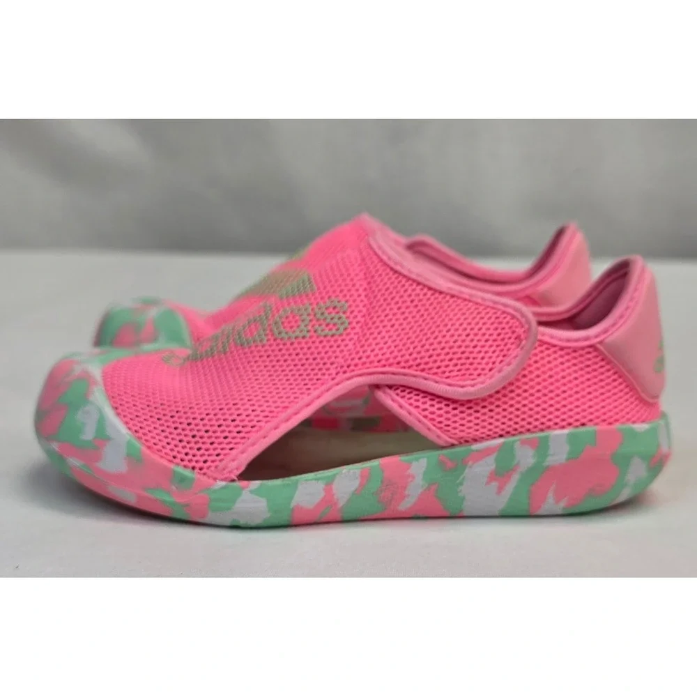 Adidas Altaventure Sport Kids 10K Pink Green Water Shoes